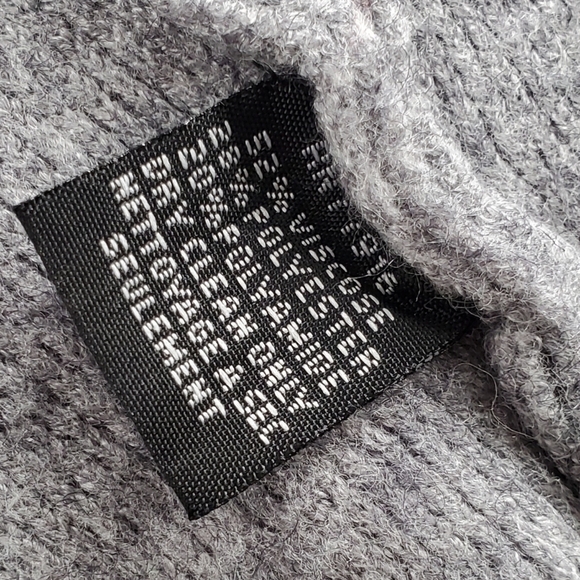 Anthropologie Moth Cardigan OS Sophie Gray Waterfall Oversized Cozy Boho - Picture 4 of 4